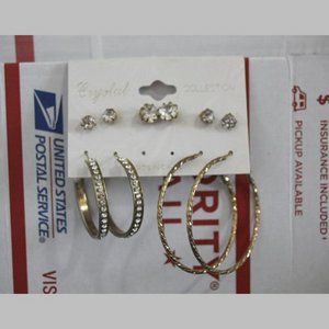 5 pairs of earrings NWT